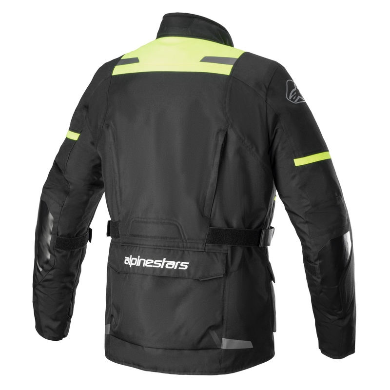 Kurtka motocyklowa Alpinestars Andes Drystar w kolorze czarno-fluo żółtym