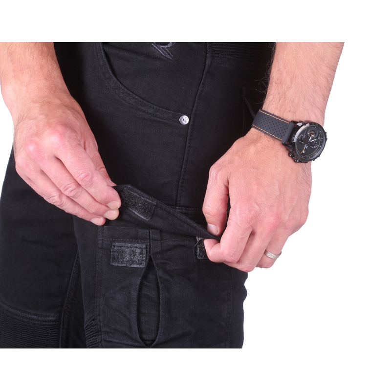 Spodnie motocyklowe Street Racer Cargo CE czarne - II. jakość