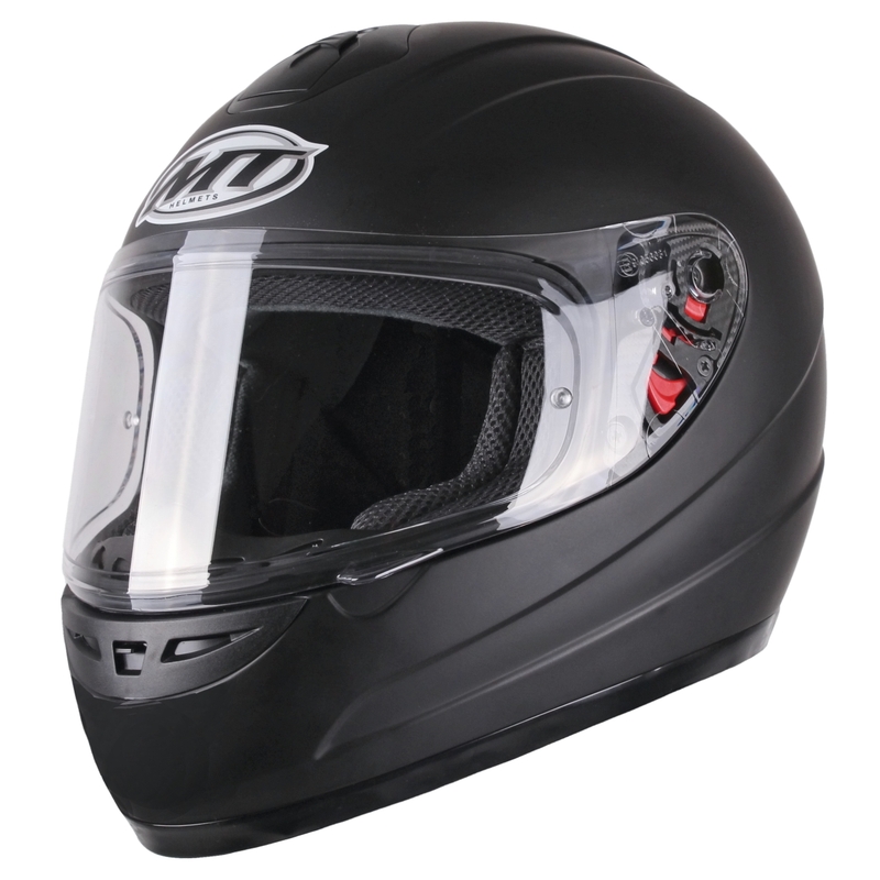 Dziecięcy integralny kask motocyklowy MT Thunder czarny matowy wyprzedaż