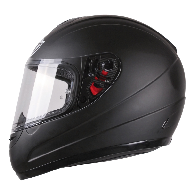 Dziecięcy integralny kask motocyklowy MT Thunder czarny matowy wyprzedaż