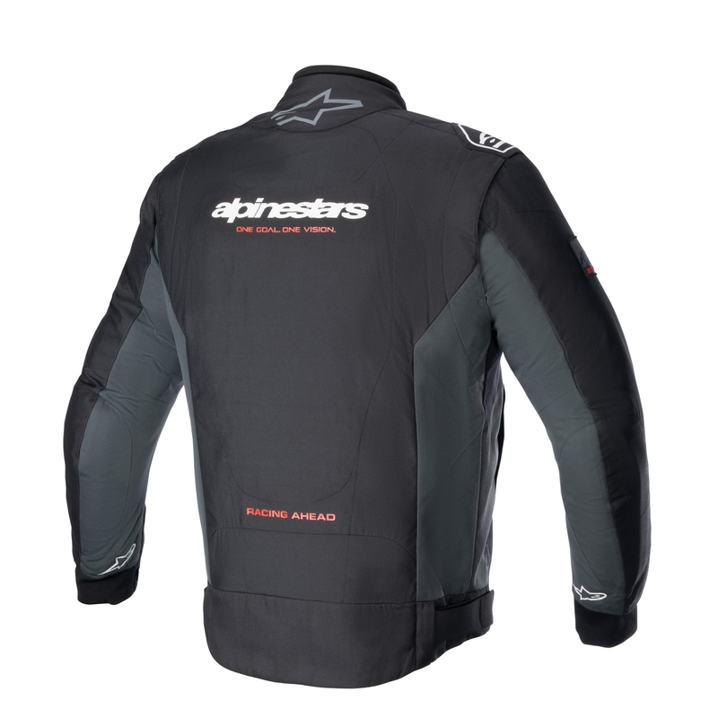 Kurtka motocyklowa Alpinestars Monza Sport w kolorze czarno-szaro-czerwono-białym