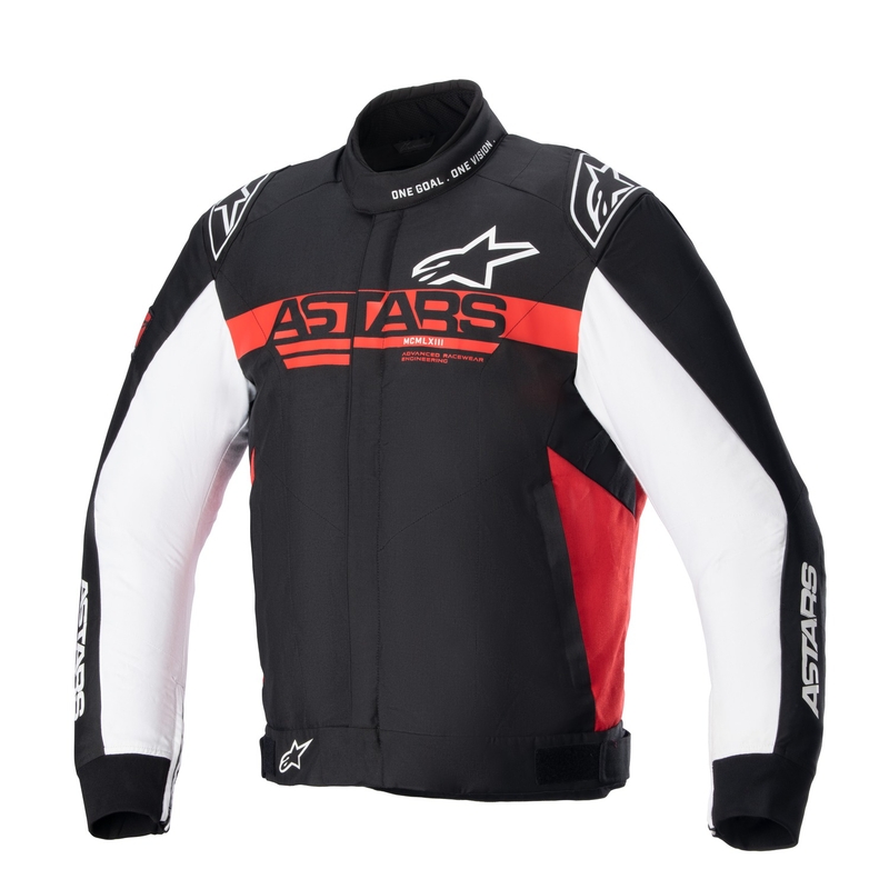 Kurtka motocyklowa Alpinestars Monza Sport w kolorze czarno-czerwono-białym