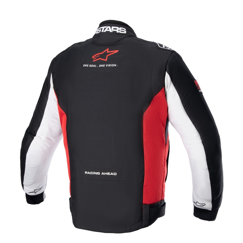 Kurtka motocyklowa Alpinestars Monza Sport w kolorze czarno-czerwono-białym