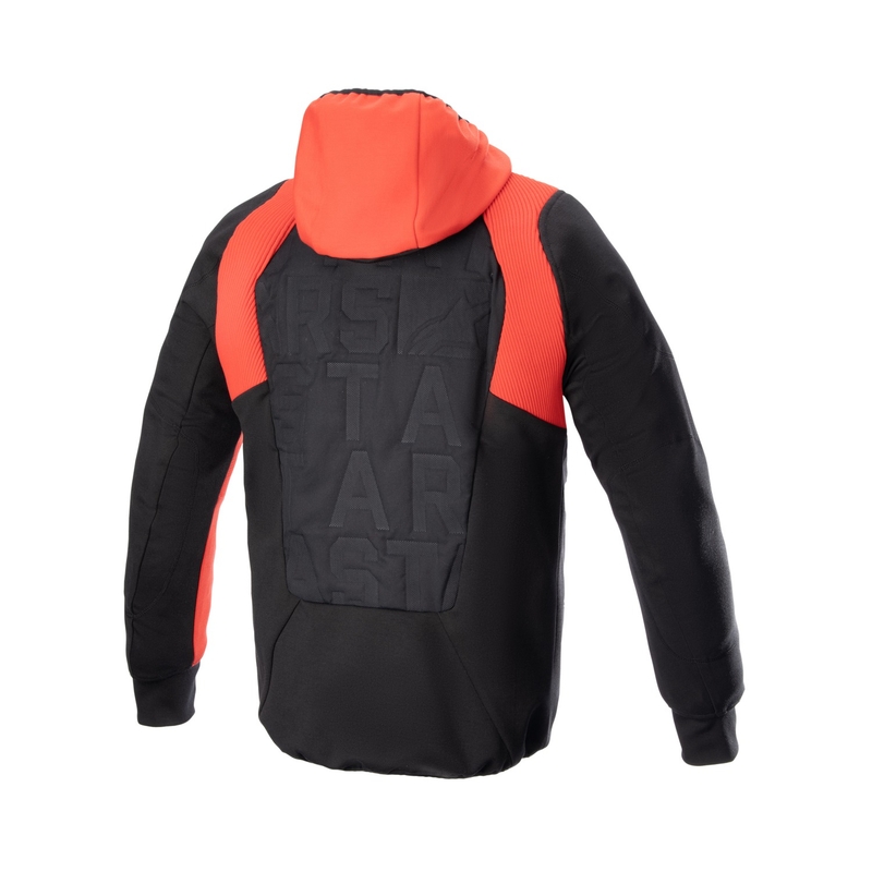 Bluza motocyklowa hybrydowa Alpinestars MO.ST.EQ czarno-czerwona