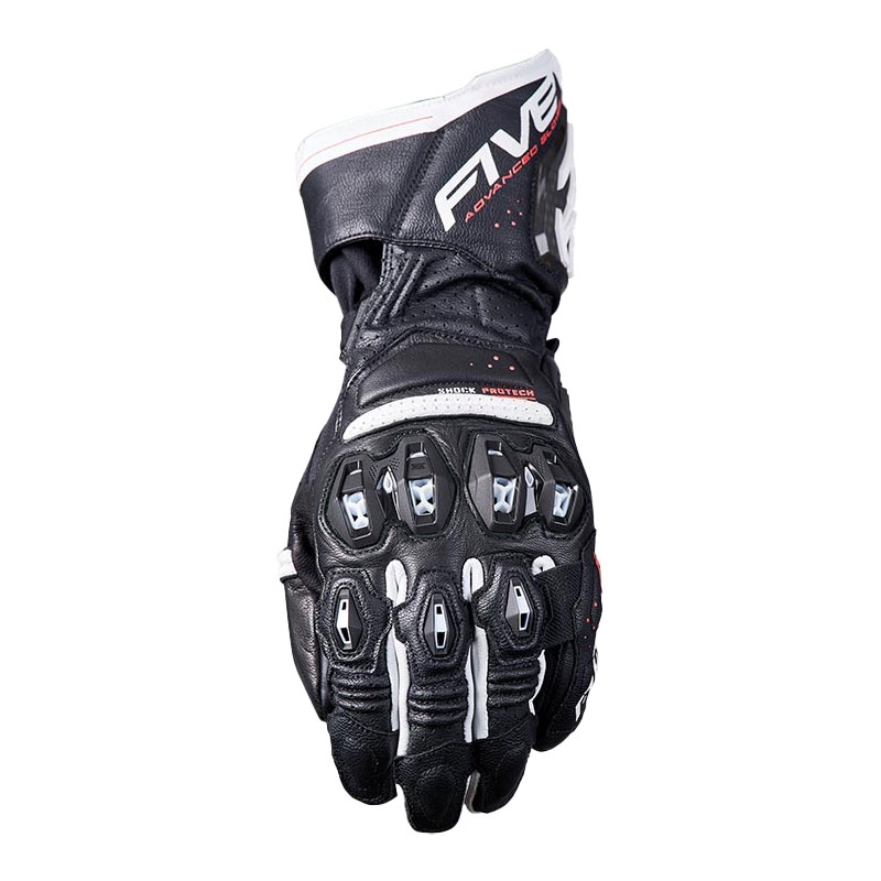 Rękawiczki motocyklowe Five RFX3 EVO czarno-białe