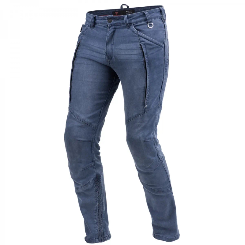 Niebieskie jeansy motocyklowe Shima Ghost