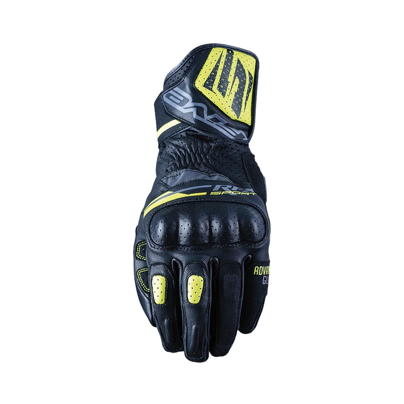 Rękawiczki motocyklowe Five RFX Sport czarno-fluo żółte