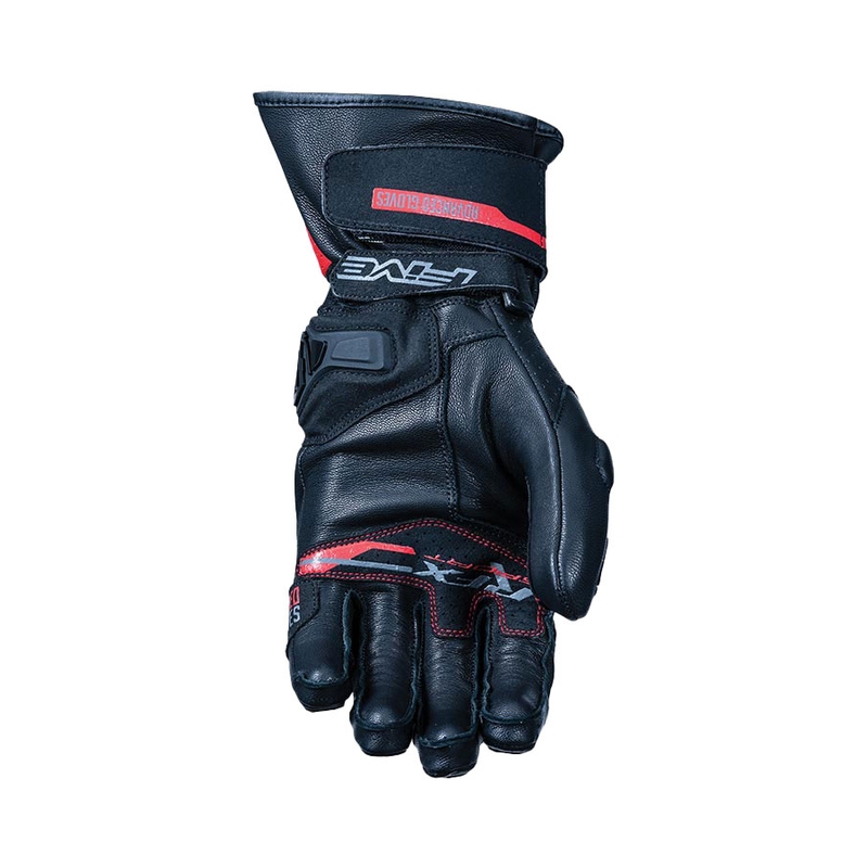 Rękawiczki motocyklowe FIVE RFX Sport czarno-czerwone