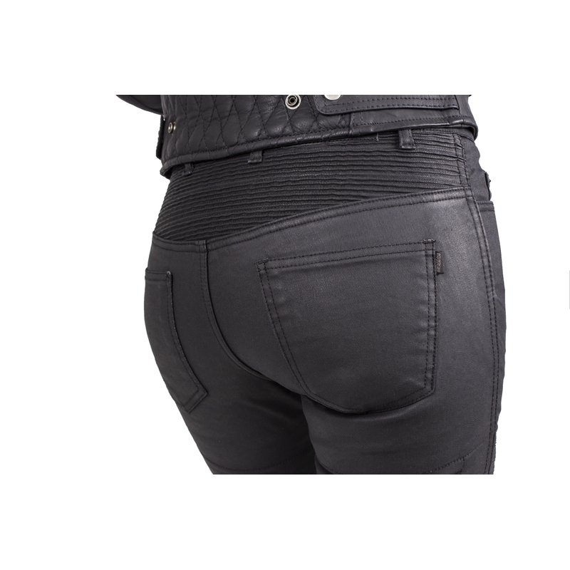 Damskie jeansy motocyklowe Ozone Roxy czarne - II. jakość