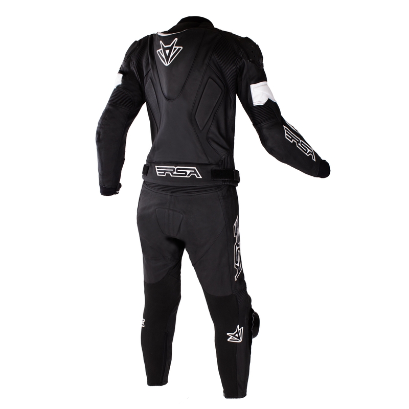 Kombinezon motocyklowy RSA GPX 2 czarno-biały - II. jakość