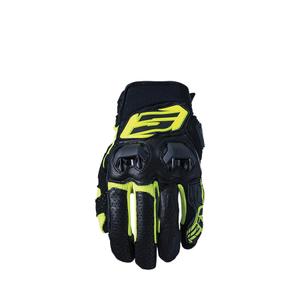 Rękawiczki motocyklowe Five SF3 czarno-fluo żółte