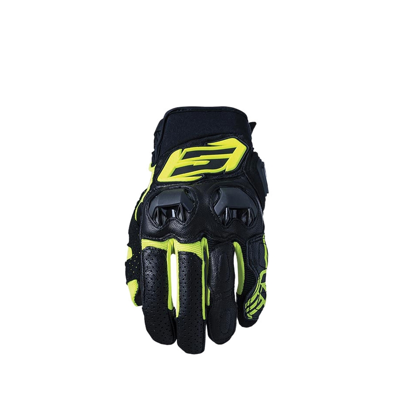 Rękawiczki motocyklowe Five SF3 czarno-fluo żółte