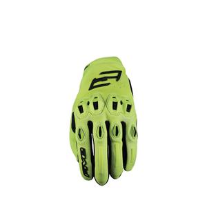 Rękawiczki motocyklowe Five Stunt Evo2 fluo żółte