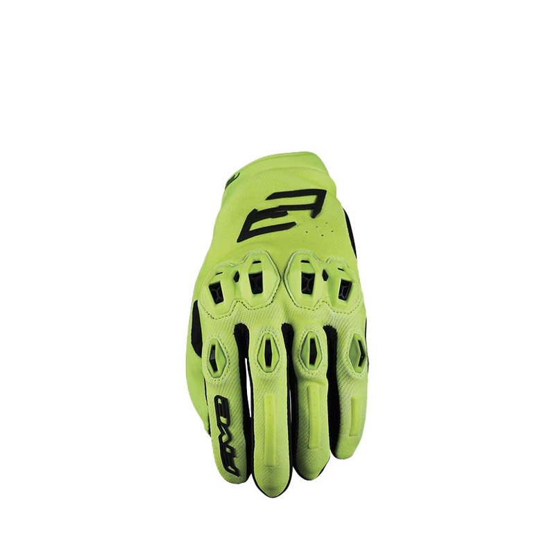 Rękawiczki motocyklowe Five Stunt Evo2 fluo żółte