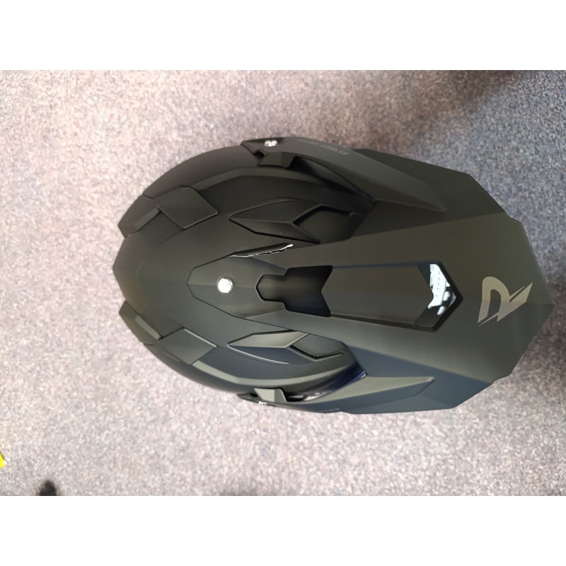 Kask enduro Street Racer Tracker czarny mat - II. jakość