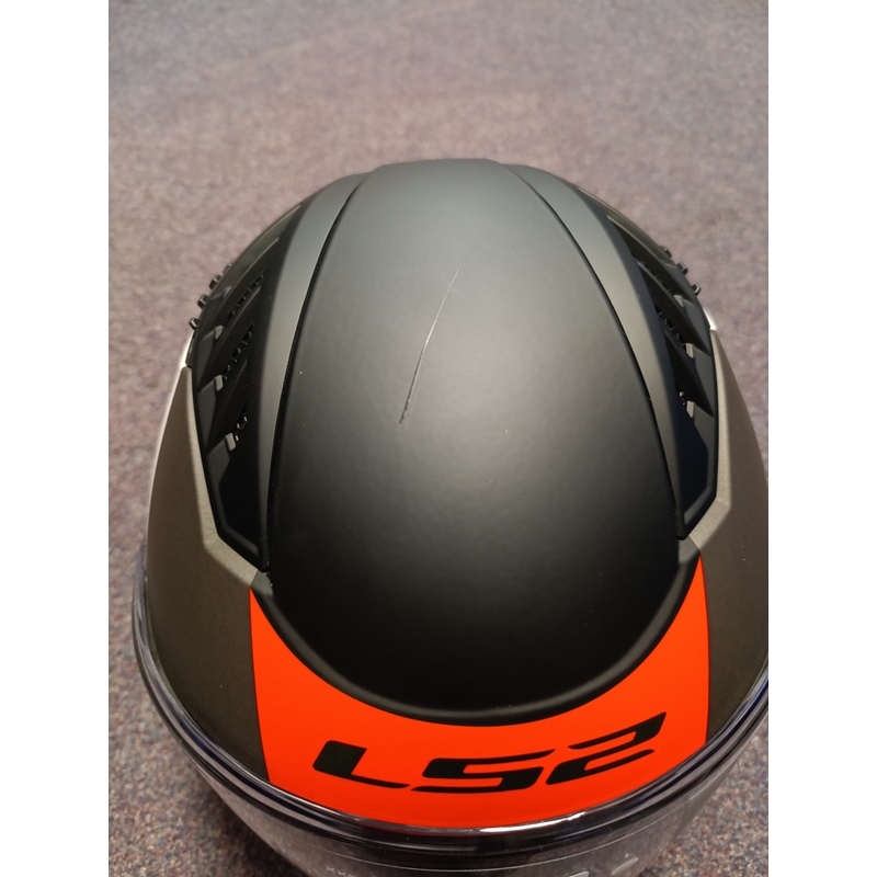 Kask motocyklowy otwarty LS2 OF600 Copter II Urbane 06 biało-czerwony - II. jakość