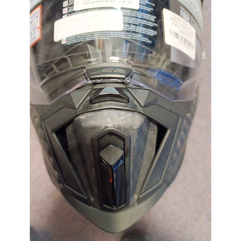 Kask enduro LS2 MX701 Explorer C Solid Carbon matowy czarny - II. jakość