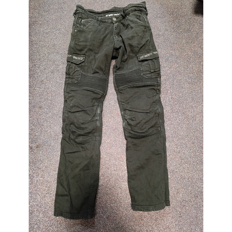 Spodnie motocyklowe Street Racer Cargo CE czarne - II. jakość