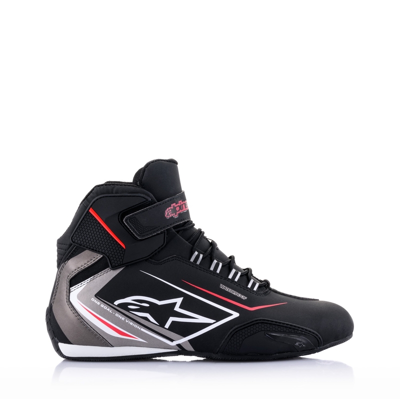 Alpinestars Sektor Wodoodporne buty motocyklowe czarno-biało-szare