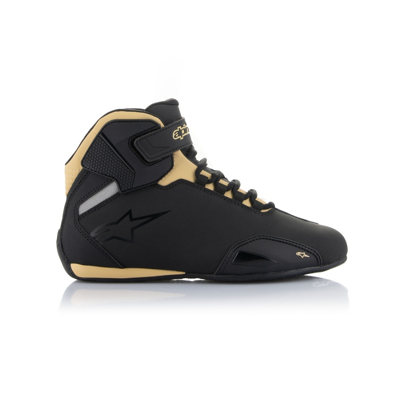 Damskie buty motocyklowe Alpinestars Stella Sektor czarno-szampańskie