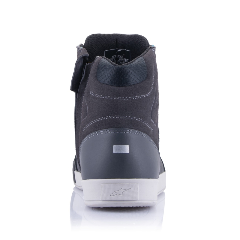 Damskie buty motocyklowe Alpinestars Stella Chrome Drystar czarno-szaro-niebieskie