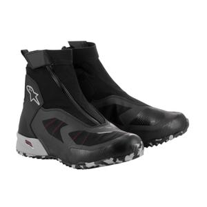 Buty motocyklowe Alpinestars CR-8 Gore-Tex czarno-szaro-czerwone