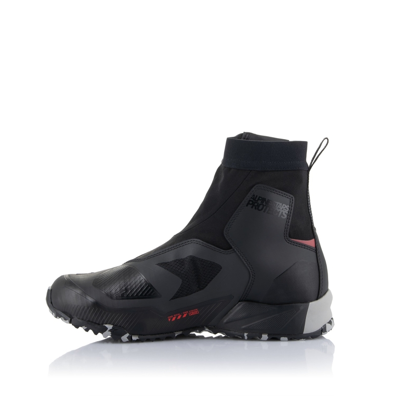 Buty motocyklowe Alpinestars CR-8 Gore-Tex czarno-szaro-czerwone