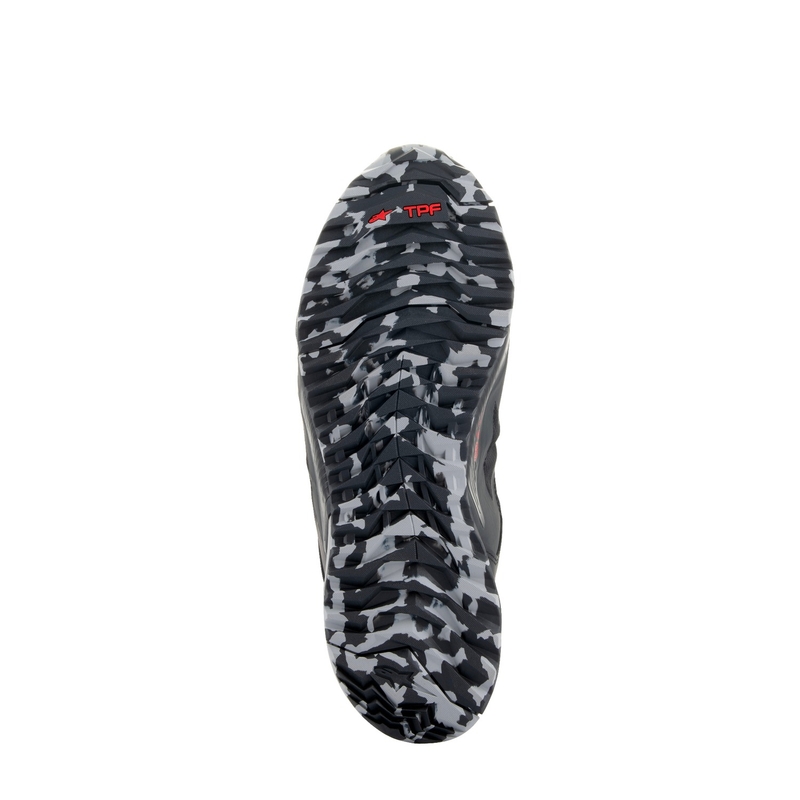 Buty motocyklowe Alpinestars CR-8 Gore-Tex czarno-szaro-czerwone