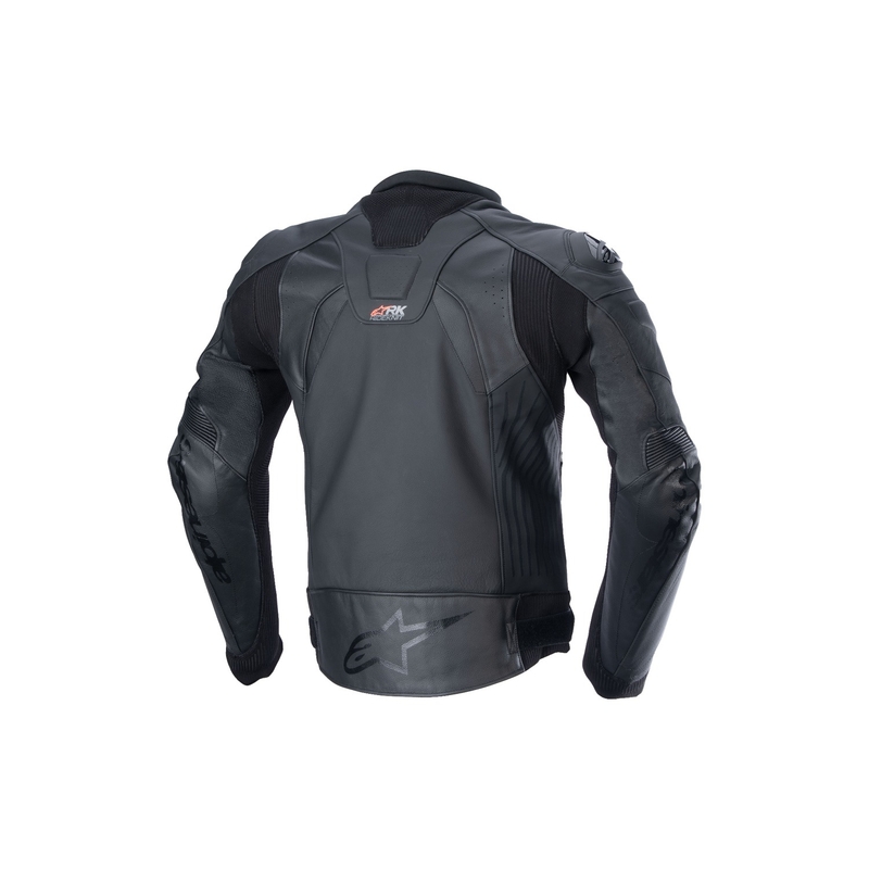 Skórzana kurtka motocyklowa Alpinestars GP Plus R 4 Rideknit czarno-czarna