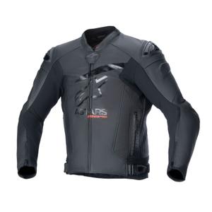 Skórzana kurtka motocyklowa Alpinestars GP plus R 4 Airflow czarno-czarna