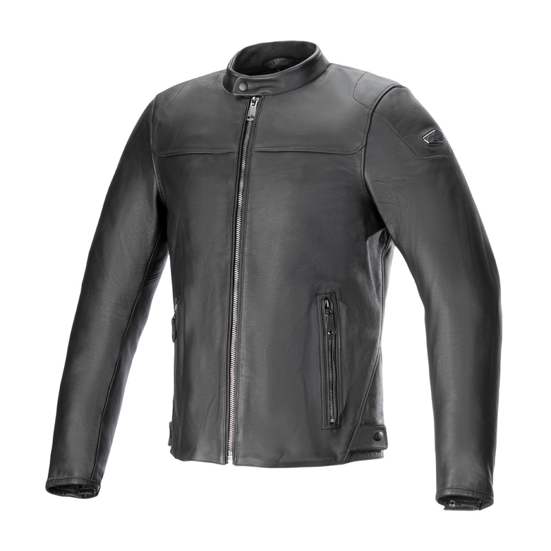 Skórzana kurtka motocyklowa Alpinestars Blacktrack w kolorze czarno-czarnym