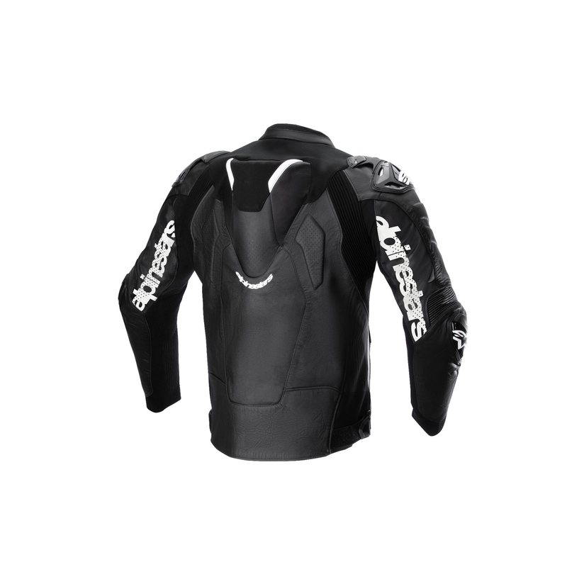 Skórzana kurtka motocyklowa Alpinestars Atem 5 czarno-biała