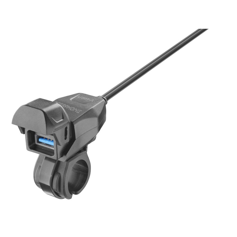 Kierownica motocykla USB-A Ładowarka domofonowa
