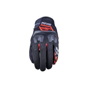 Rękawiczki motocyklowe FIVE TFX4 czarno-czerwone