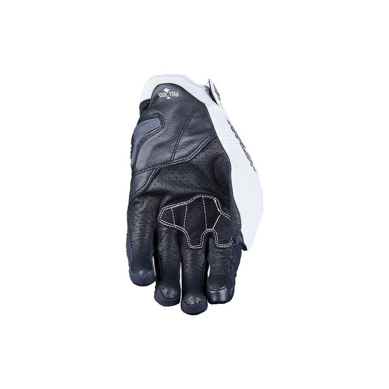 Damskie rękawiczki motocyklowe FIVE Stunt EVO 2 Airflow czarno-białe