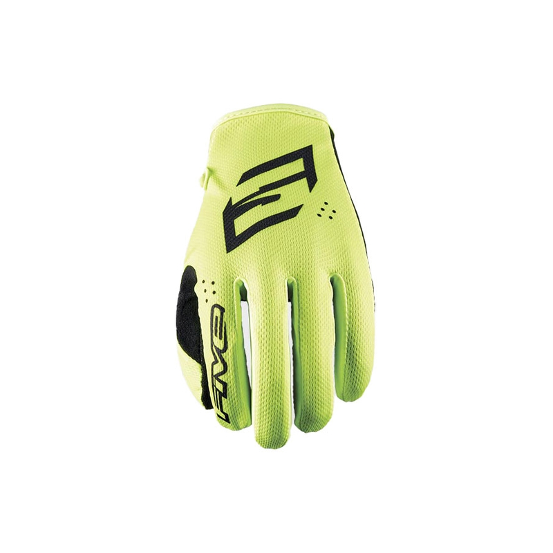 Dziecięce rękawiczki motocrossowe FIVE MXF4 fluo żółte