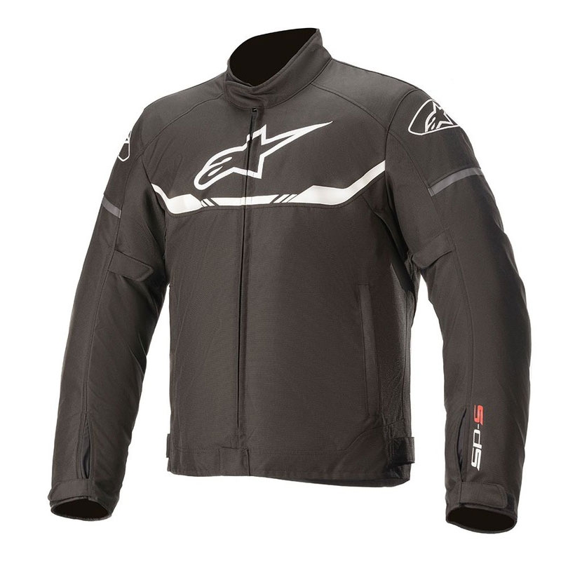 Alpinestars T-SPS Wodoodporna kurtka motocyklowa czarno-biała