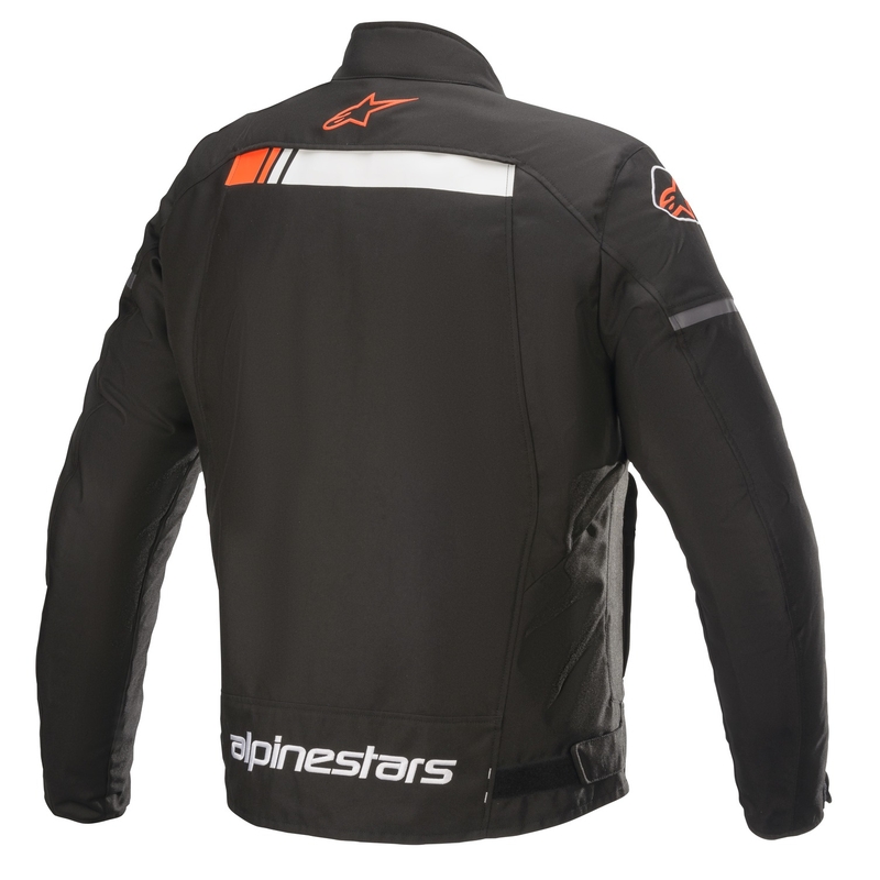 Alpinestars T-SP S Ignition Wodoodporna kurtka motocyklowa w kolorze czarno-biało-fluoczerwonym