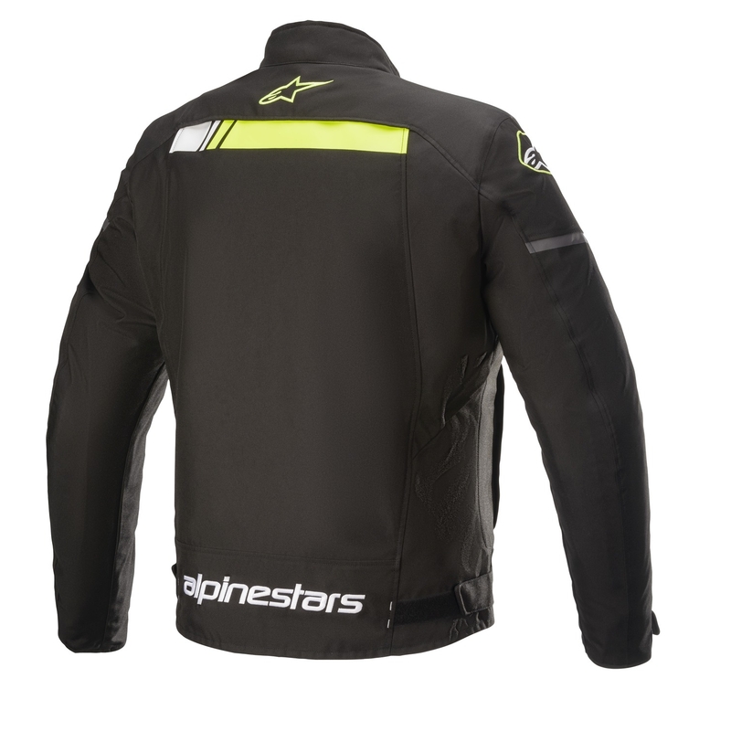 Alpinestars T-SP S Ignition Wodoodporna kurtka motocyklowa w kolorze czarno-fluo żółtym