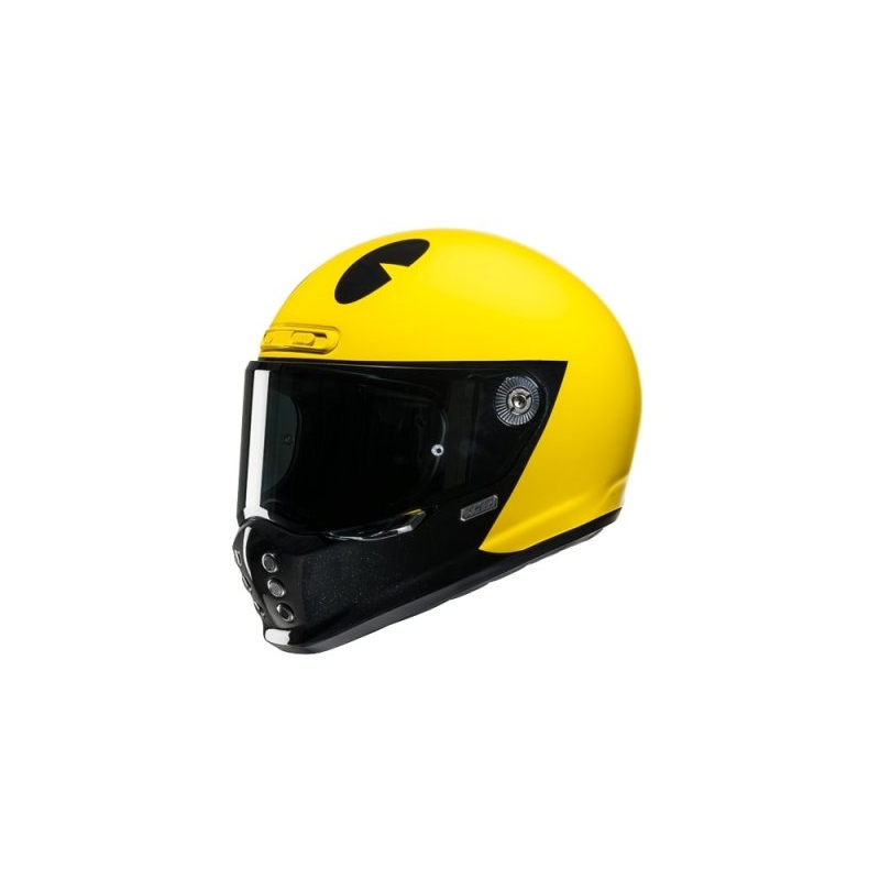 Integralny kask motocyklowy HJC V10 Pac-man Bandai Namco żółty