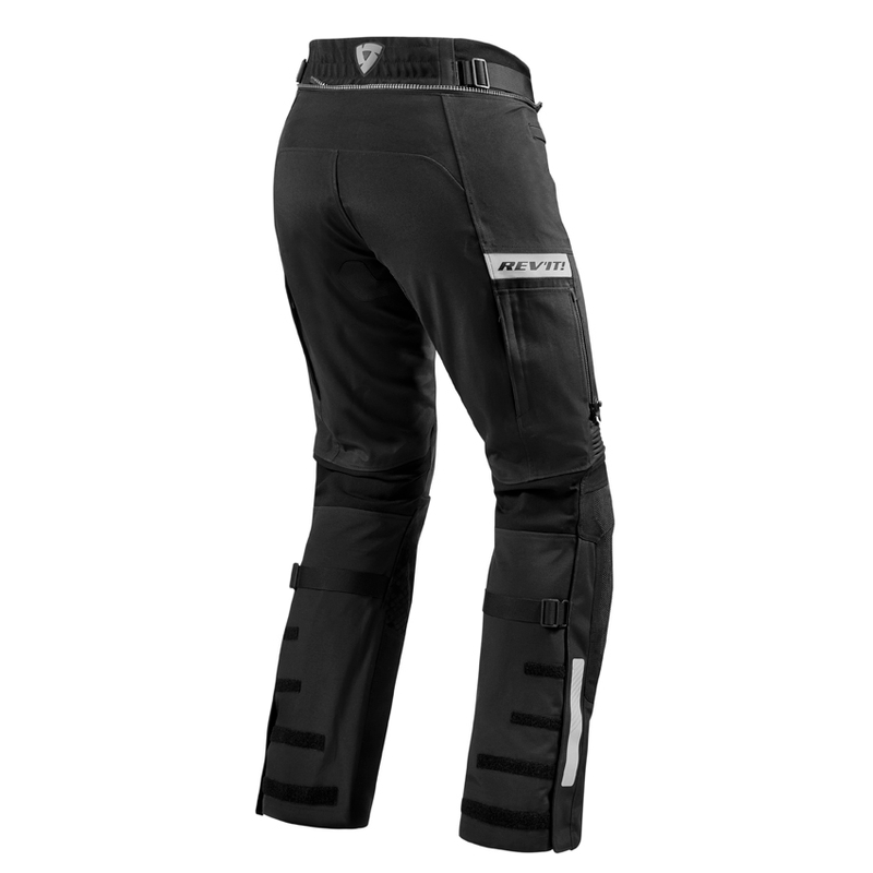 Spodnie motocyklowe Revit Dominator 2 GTX czarne przedłużone wyprzedaż