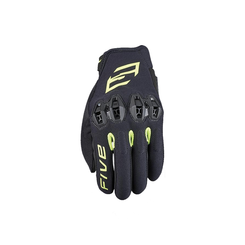 Rękawiczki motocyklowe FIVE Tricks czarno-fluo żółte wyprzedaż