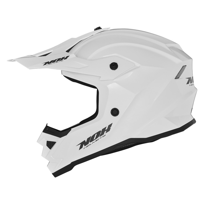 Dziecięcy kask motocrossowy NOX N761 MX biały