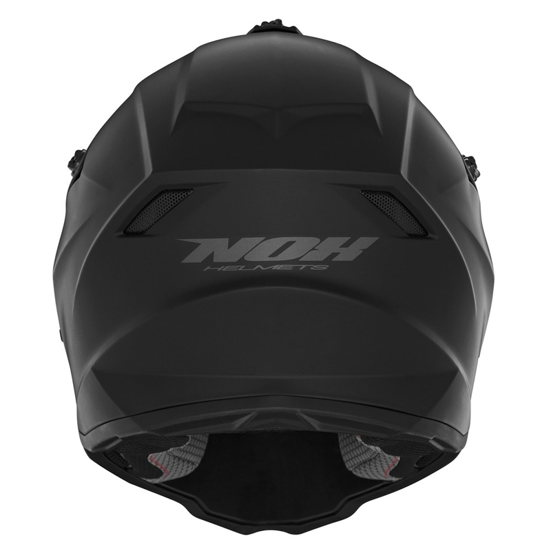 Dziecięcy kask motocrossowy NOX N761 MX w kolorze czarnym matowym
