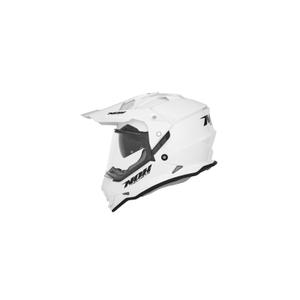 Kask enduro NOX N312 perłowo-biały