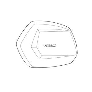Aluminium lid SHAD for SH35 left