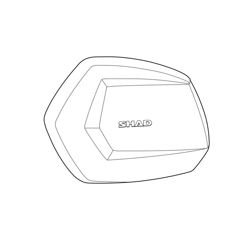 Aluminium lid SHAD for SH35 left