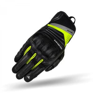 Rękawiczki motocyklowe Shima Rush w kolorze czarno-fluo żółtym