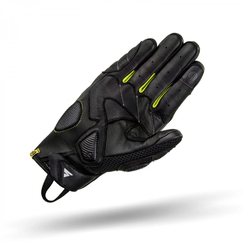 Rękawiczki motocyklowe Shima Rush w kolorze czarno-fluo żółtym