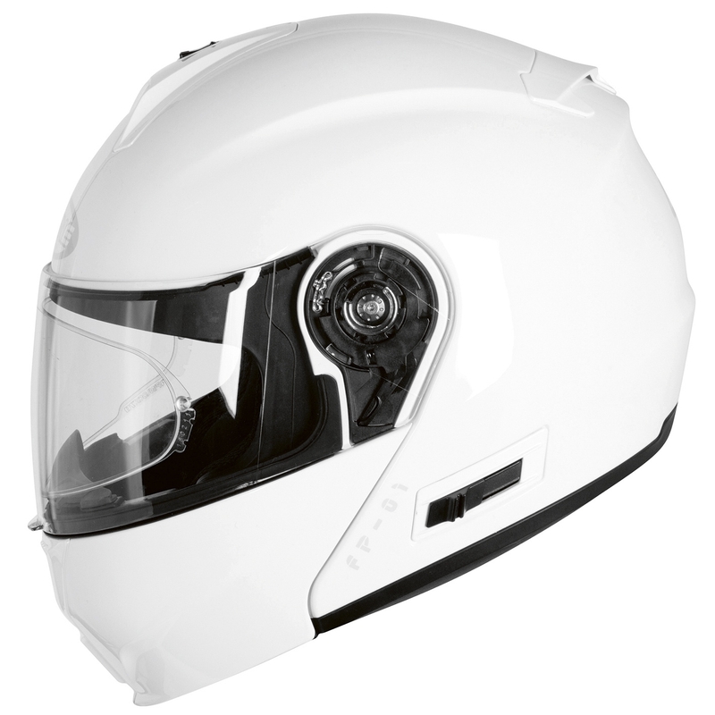 Szczękowy kask motocyklowy Ozone FP-01 (PR) biały wyprzedaż